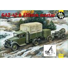 Military Wheels MW7250 - 1:72 GAZ-42 & 120 mm mortar