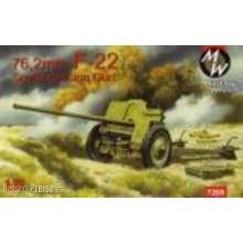 Military Wheels MW7269 - 1:72 F-22 Soviet 76, 2mm division gun