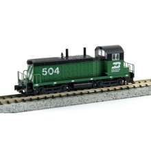 Kato_Noch 70176-4377-DCC - EMD NW2 Burlington Northern #534 w/ DCC