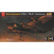 HongKong Model 01E012 - Avro Lancaster B Mk.I / Mk.III /Dambuster 3 in 1 in 1:32