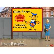 Modellland 7058-8 - 1:87 H0 Plakatwand MINOL