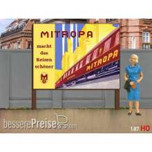 Modellland 7060-8 - 1:87 H0 Plakatwand MITROPA