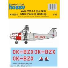 Special Hobby 100-K48004 - 1:48 VR-1 SNB Marking Decal 1/48