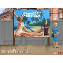 Modellland 7129-8 - 1:87 H0 Plakatwand Coca Cola