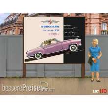 Modellland 7162-8 - 1:87 H0 Plakatwand Borgward Isabella Coupe