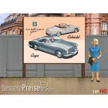 Modellland 7164-8 - 1:87 H0 Plakatwand VW Karmann Chia