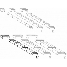 Weinert 72074 - Blechkanäle und Rollenkästen für Seilzugleitungen in Größe IV (H0)