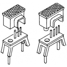 Weinert 72091 - Druckrollenkästen oberirdisch in Größe III und IV (H0)