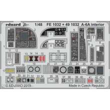 Eduard Accessories FE1032 - A-6A interior for Hobby Boss in 1:48