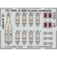 Eduard Accessories FE1069 - A-26B Invader seatbelts STEEL for ICM in 1:48