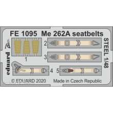 Eduard Accessories FE1095 - Me 262A seatbelts STEEL for Hobby Boss in 1:48