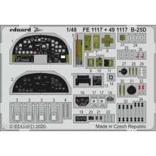 Eduard Accessories FE1117 - B-25D for Revell in 1:48