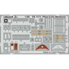 Eduard Accessories FE1171 - Pfalz D.IIIa Weekend 1/48 for EDUARD in 1:48