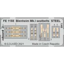 Eduard Accessories FE1188 - Blenheim Mk.I seatbelts STEEL 1/48 for AIRFIX in 1:48