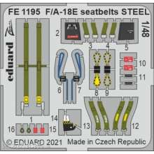 Eduard Accessories FE1195 - F/A-18E seatbelts STEEL 1/48 for MENG in 1:48