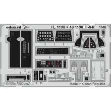 Eduard Accessories FE1198 - F-84F 1/48 for KINETIC in 1:48