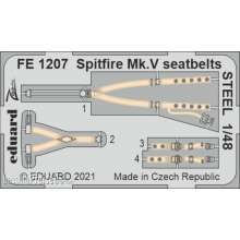 Eduard Accessories FE1207 - Spitfire Mk.V seatbelts STEEL 1/48 for EDUARD/SPECIAL HOBBY in 1:48