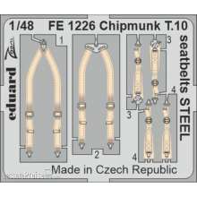 Eduard Accessories FE1226 - Chipmunk T.10 seatbelts STEEL for AIRFIX in 1:48