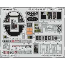 Eduard Accessories FE1232 - 1:48 TBF-1C, for ACADEMY