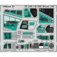 Eduard Accessories FE1255 - 1:48 Mi-24D for TRUMPETER