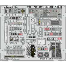 Eduard Accessories FE1267 - 1:48 F-104C 1/48