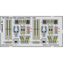 Eduard Accessories FE1289 - 1:48 EA-18G seatbelts STEEL