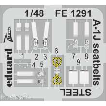 Eduard Accessories FE1291 - 1:48 A-1J seatbelts STEEL