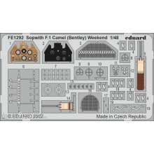 Eduard Accessories FE1292 - 1:48 Sopwith F.1 Camel (Bentley) Weekend