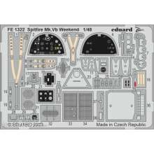 Eduard Accessories FE1322 - 1:48 Spitfire Mk.Vb Weekend for EDUARD