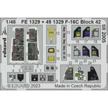 Eduard Accessories FE1329 - 1:48 F-16C Block 42 till 2005 1/48 for KINETIC