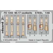 Eduard Accessories FE1353 - 1:48 Mi-17 seatbelts STEEL 48 AMK