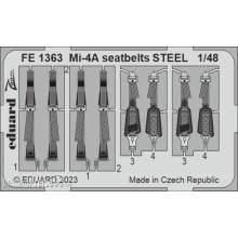 Eduard Accessories FE1363 - 1:48 Mi-4A seatbelts STEEL 1/48 TRUMPETER