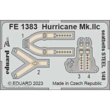 Eduard Accessories FE1383 - 1/48 Hurricane Mk.IIc seatbelts STEEL 1/48 ARMA HOBBY