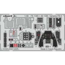 Eduard Accessories FE1385 - 1/48 Vampire FB.9 1/48 AIRFIX