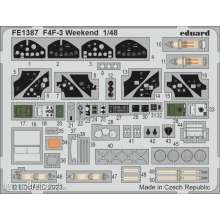 Eduard Accessories FE1387 - 1/48 F4F-3 Weekend 1/48 EDUARD