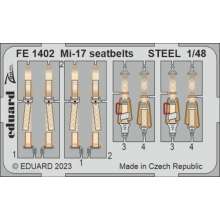 Eduard Accessories FE1402 - 1/48 Mi-17 seatbelts STEEL 1/48