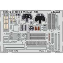 Eduard Accessories FE1413 - 1/48 Bf 109K-4 Weekend 1/48