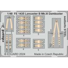 Eduard Accessories FE1435 - 1:48 Lancaster B Mk.III Dambuster seatbelts STEEL 1/48 HKM