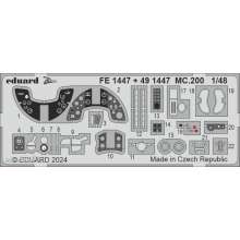 Eduard Accessories FE1447 - MC.200 ITALERI