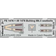 Eduard Accessories FE1476 - Bulldog Mk.II seatbelts STEEL