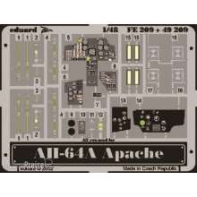 Eduard Accessories FE209 - AH-64 A Apache in 1:48