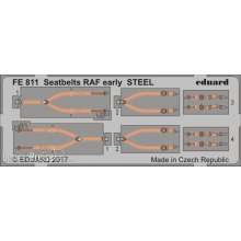 Eduard Accessories FE811 - Seatbelts RAF early STEEL in 1:48