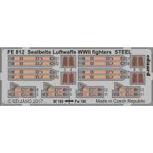 Eduard Accessories FE812 - Seatbelts Luftwaffe WWII fighters STEEL in 1:48