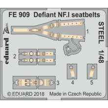 Eduard Accessories FE909 - Defiant NF.I seatbelts STEEL f.Airfix in 1:48