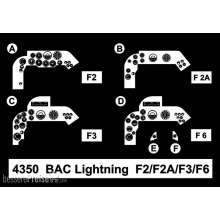 CMK 129-4350 - BAC Lightning F2/F2A/F3/F6-Cockpit Set in 1:48