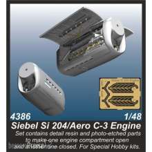 CMK 129-4386 - Siebel Si 204/Aero C-3 Engine in 1:48