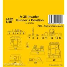 CMK 129-4432 - A-26 Invader Gunners Position in 1:48