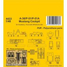 CMK 129-4433 - 1:48 A-36/P-51/P-51A Mustang Cockpit