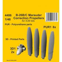 CMK 129-4486 - B-26B/C Marauder Correction Propellers / for ICM kit