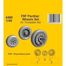 CMK 129-4489 - F9F Panther Wheels Set / for Trumpeter kits